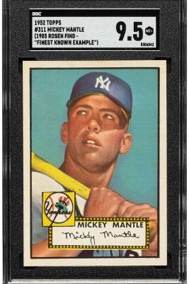 The History of the 1952 Topps Mickey Mantle Rookie Card