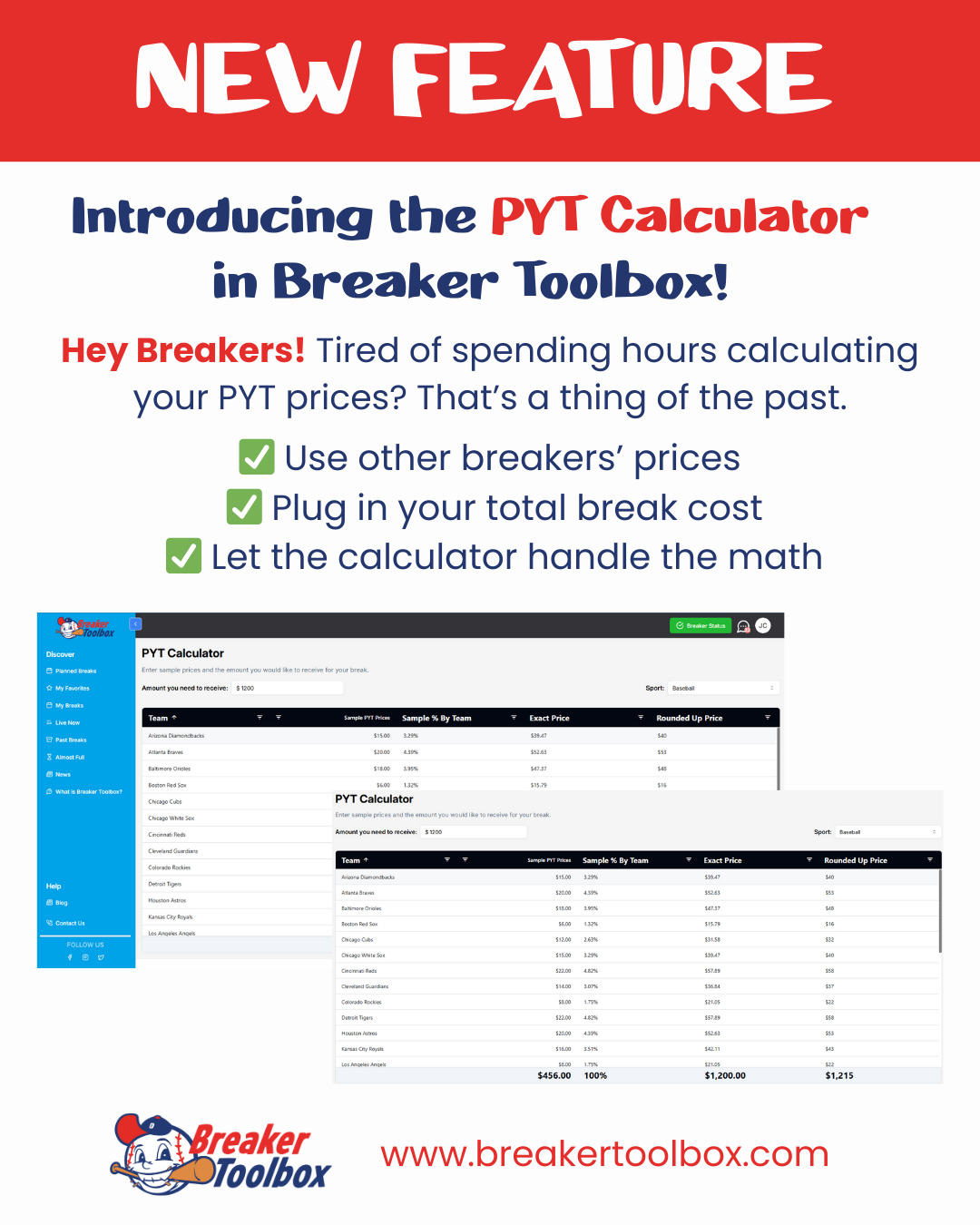 Introducing the PYT Calculator!
