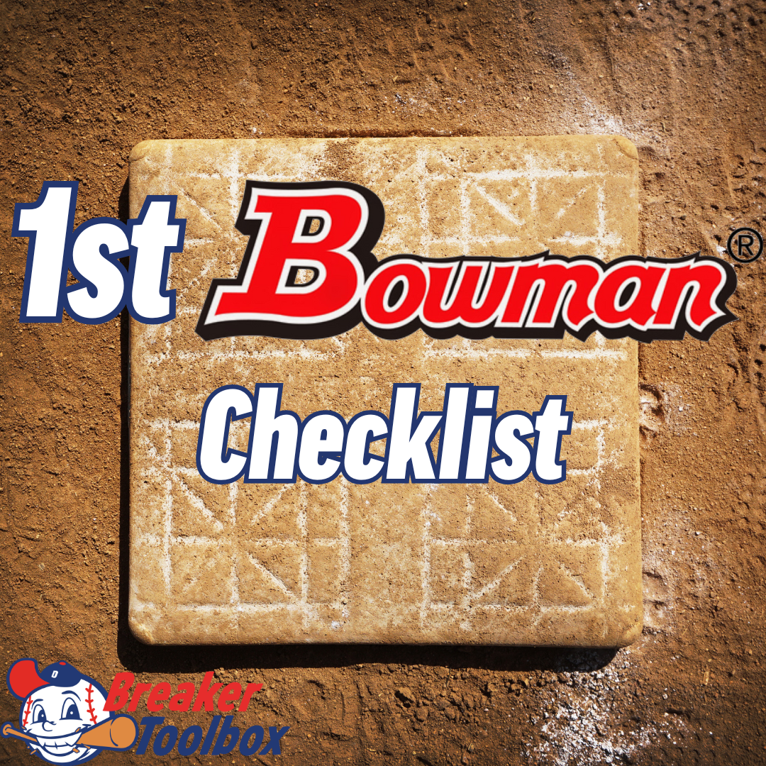 1st Bowman Checklist