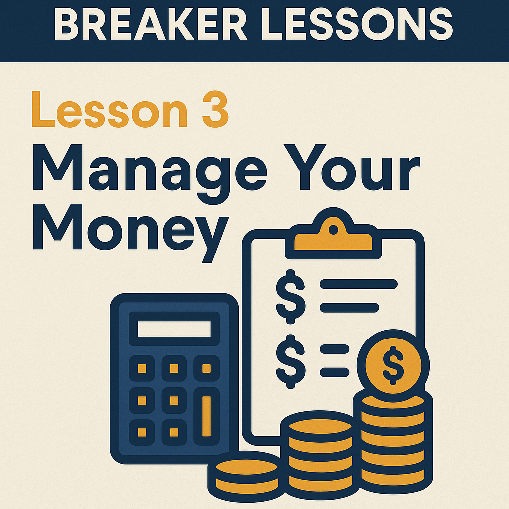Lesson 3: Manage Your Money